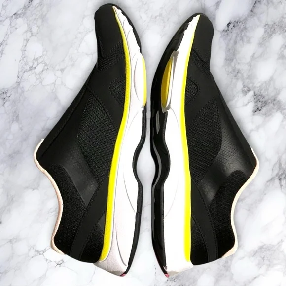 Women’s Vionic Samana Black and Yellow Slip-On Sneakers Shoes - Picture 9 of 13